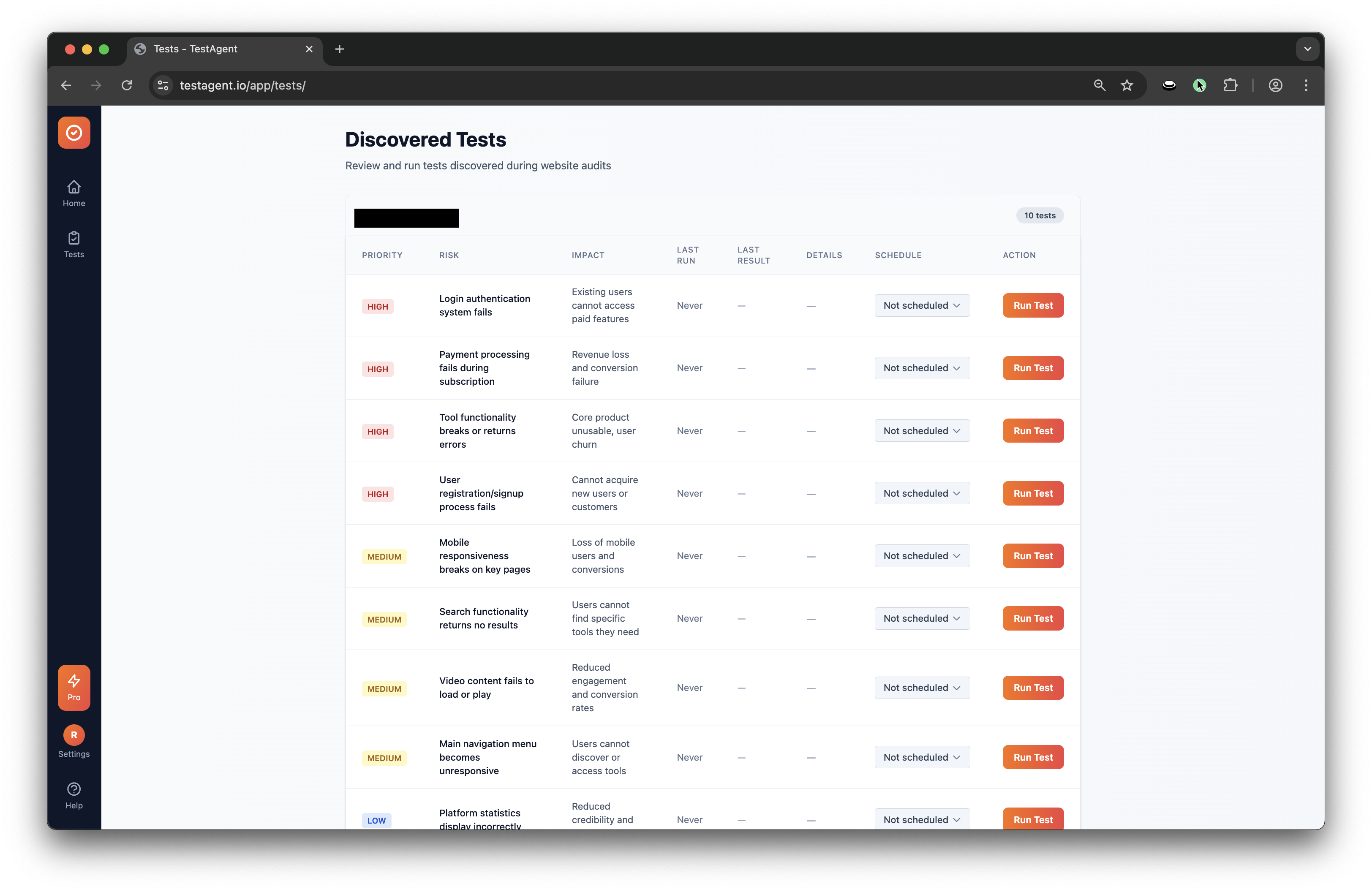 Creator tools discovery results